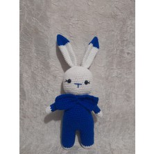 Evim Oyuncak Dünyası Gece Mavisi Miniş Tavşan Amigurumi Organik