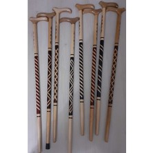 Normadia El Işçiliği Cilalı Kayın Ağacı Devrek Bastonu, Zarif ve Dayanıklı