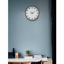 Tedaks 36 cm Gri Sade Dekoratif Duvar Saati