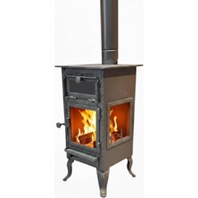 Nurak Kuzine Soba 3 Camlı Fırınlı Zigana