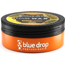 Blue Drop Professional Hair Wax – Shine Strong | Profesyonel Şekillendirme | Gün Boyu Kalıcı Etki 175 Ml.