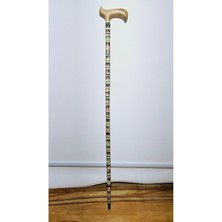 Normadia El Işçiliğiyle Yapılmış Kızılcık Ağacı Devrek Bastonu