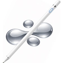 Sneezy Samsung Galaxy A7 Lite T220 Uyumlu Şarjlı Aktif Stylus Kalem Hassas Uç Not Alma & Çizim İçin
