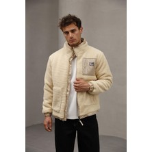 Essenza Unisex Oversize Peluş Mont Ceket