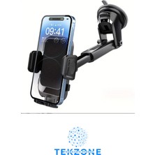 Özgürce Araç Içi Vantuzlu Telefon Tutucu, 360° Döner, Cam ve Torpido Sabitleme
