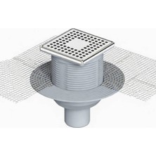 Sukar - Line 10*10 cm  70 Lik Alttan Çıkışlı Yer Süzgeci - 5070-10