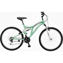 Salcano Helen 24 Jant Mint Yeşil Pembe Beyaz Kız Dağ Bisiklet