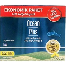 Ocean Balık Yağı 100 Softjel Kapsül 1200 Mg