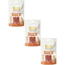 Nutri Feline%95 Ördek Etli Kedi Ödül Maması 50 gr x 3 Adet (Yüksek Protein)