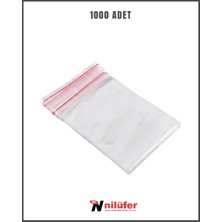 Nilüfer Ambalaj  Bantlı Şeffaf Opp Torba - 12X20+5 cm (Yüksek Kalite)