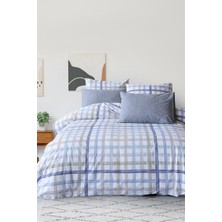 Rech Home Iyi Geceler Istanbul Ranforce Tek Kişilik Nevresim Takımı Jody Indigo