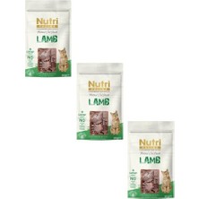 Nutri Feline Natural Cat Snack Lamb - 3'lü Avantaj Paketi (3X50G)
