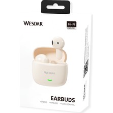 Wesdar TWS601 Earbuds Bluetooth Kulaklık (Bluetrum 5656T + 5.4)