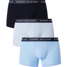 Tommy Jeans 3'lü Trunk Erkek Lacivert Boxer