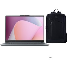 Lenovo Ideapad Slim 3 Amd Ryzen 7 5825U 8gb 1tb SSD Windows 11 Pro 15.6" Fhd Taşınabilir Bilgisayar 82XM00U8TX + Boz Çanta Hediye