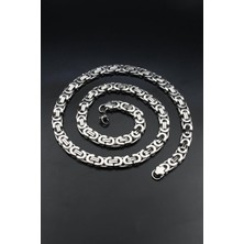 Prestige Paslanmaz Çelik Euro Kral Model Kolye Zincir 8mm 902592