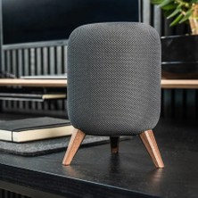 Clue Design | Premium Homepod Standı - Masif Ceviz & Endüstriyel Çelik