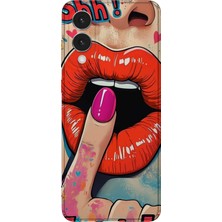 Lelia Samsung Galaxy S25 Edge Uyumlu Baskılı Şeffaf Telefon Kılıfı | Koleksiyon: Queenmode Femme