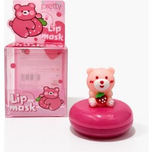 Ecrou Pretty Beauty Ayıcık Yuvarlak Lipbalm Açık Pembe