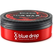Blue Drop Professional Hair Wax – Ultra Strong | Profesyonel Şekillendirme | Gün Boyu Kalıcı Etki 175 Ml.