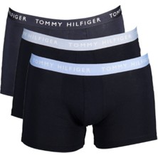 Tommy Jeans 3'lü Trunk Erkek Lacivert Boxer