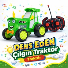 Toyska Dans Eden Çılgın Traktör - Kumandalı - Yeşil
