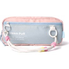 Ecrou Ip Detaylı Taşınabilir Kalem Kutusu Pembe