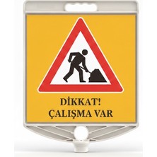 Zeplin Dikkat Çalışma Var Kare Uyarı Levhası