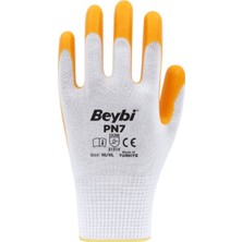 Beybi Pn7 Sarı Nitril Iş Eldiveni 12'li Paket