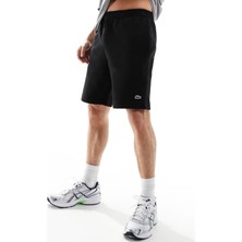 Lacoste Mens Reguler Fit Logo Cotton Shorts Erkek Pamuk Şort Siyah