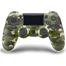 Mi7a Doubleshock Ps4 Kablosuz Titreşimli Oyun Kolu (Kamuflaj Desenli Gamepad)