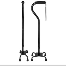 Normadia Sağlam 4 Ayaklı Baston, Güç ve Denge Için Mükemmel Destek