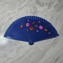 Najmaddin 12LI Bambu Çift Taraflı Renkli Yelpaze