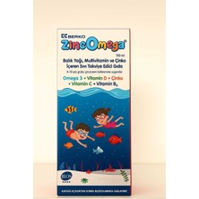 Zincomega Omega 3 Balık Yağı Çinko ve Vitamin 100ML S.k.t 6-2026