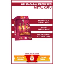 Mythos Cards Galatasaray 2025-26 Sezon Kartları - Metal Kutu