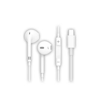 Cepaks Tak Çalıştır Stero Kablolu Beyaz Type-C Kulaklık CP293