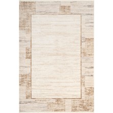 Karmen Halı Idol IO002B Krem Bej Halı Klasik Desen Akrilik Yumuşak Dokulu Pamuk Taban Tozu Az Salon Oturma Odası