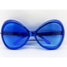 Najmaddin Mavi Renk Yeşilçam Nostalji 80LI Yıllar 90LI Yıllar Parti Gözlüğü 7X16 cm