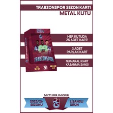 Mythos Cards Trabzonspor 2025-26 Sezon Kartları - Metal Kutu
