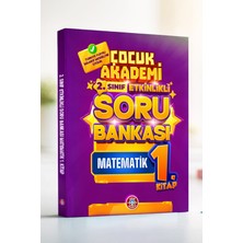 Çocuk Akademi 2. Sınıf Etkinlikli Soru Bankası Matematik 1. Kitap