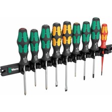 Wera 9650 Manyetik Raylı Kraftform Tornavida Seti, 9 Parça 05051012001