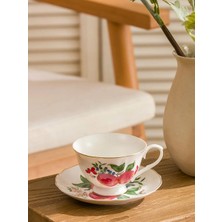 LC Waikiki Karışık Baskılı Tek Kişilik Porselen Kahve Fincanı 220 ml  (S6)