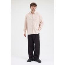 Cosplay Bambu Şamre Relax Fit Erkek Gömlek - Doğal ve Rahat Kesim