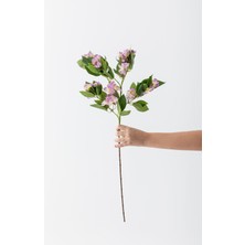 Güleç Yapay Çiçek Yapay Lux Menekşe Dalı Lila 80 cm 5 Yaprak