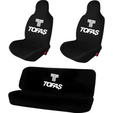 Özgürce Siyah Penye Koltuk Koruyucu Takım, Tofaş Doğan Slx Için