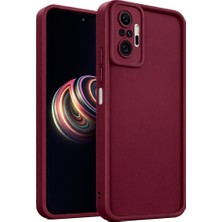 Vissona Mi Redmi Note 10 Pro ve Redmi Note 10 Pro Max Uyumlu Kamera Çıkıntılı Mat Silikon Telefon Kılıfı