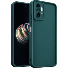 Vissona Mi Redmi Note 10 Pro ve Redmi Note 10 Pro Max Uyumlu Kamera Çıkıntılı Mat Silikon Telefon Kılıfı