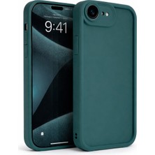 Vissona iPhone 16E / 17E Uyumlu Kamera Korumalı Mat Silikon Telefon Kılıfı