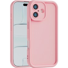 Vissona iPhone 16 Plus Uyumlu Kamera Çıkıntılı Mat Silikon Telefon Kılıfı