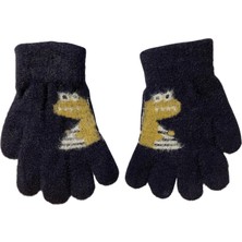 Linotti 2-4 Yaş Çocuk Eldiveni – Sevimli Dino Desenli